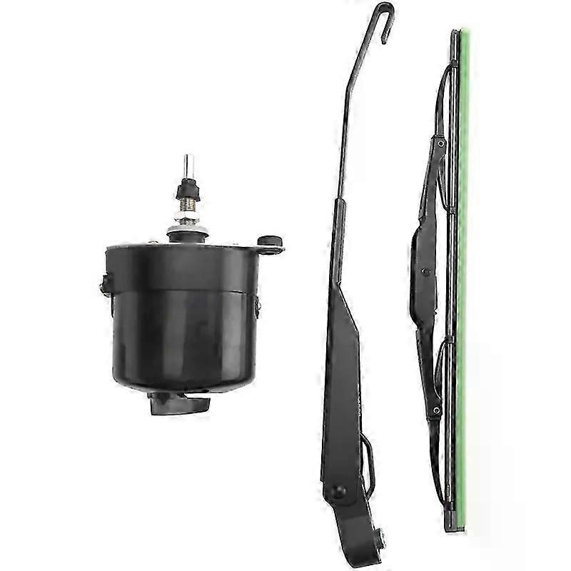 12V Universal Windscreen Wiper Motor Replacement With Arm And Blade For Willys Jeep Tractor 01287358 7731000001