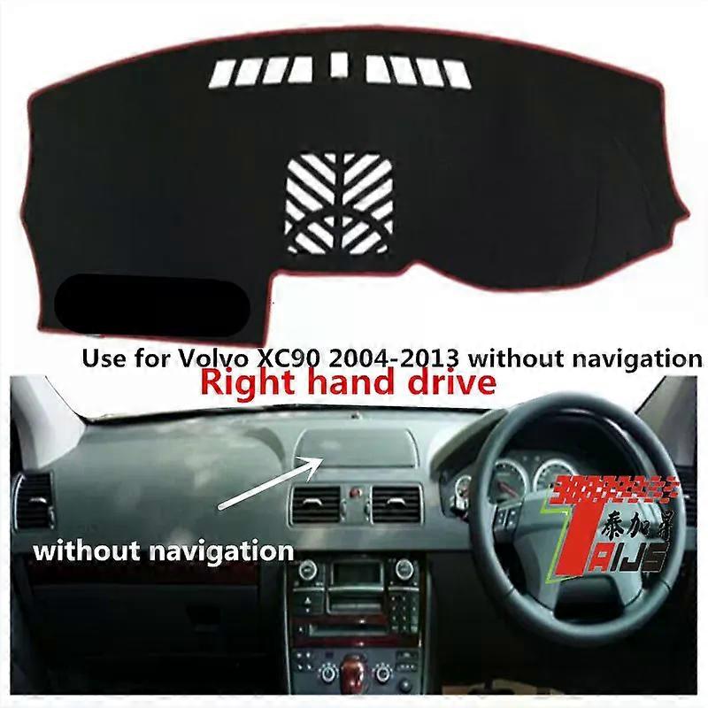 Apply TAIJS Factory Sport Casual Polyester Fibre Car Dashboard Cover For Volvo XC90 2004 05 06-13 without navigation Right hand drive