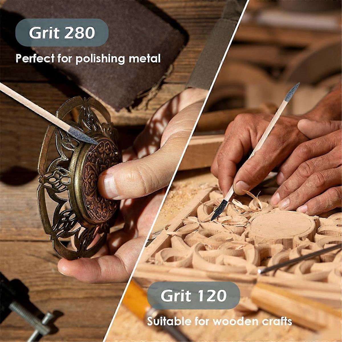 Sanding Sticks 50 Pcs, Double-Ended Sanding Tools