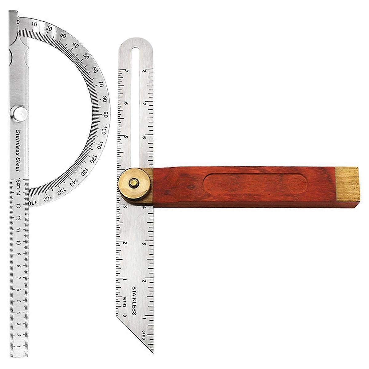 2Pcs Angle Protractor, T Bevel Angle Finder for Carpenter
