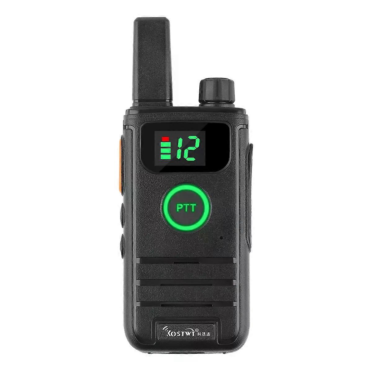 2-pack portable mini walkie-talkie, long range, 6800 mAh