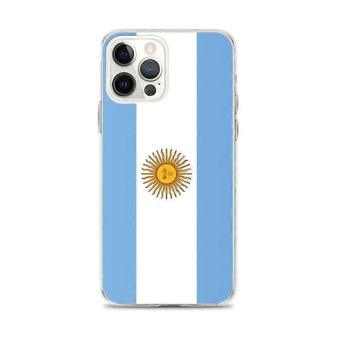 Phone Case – Flag of Argentina – Compatible with iPhone 12 Pro Max – Soft Case – Durable and Shockproof – Pixelforma
