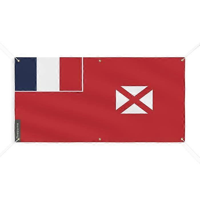 Wallis and Futuna Flag Banner 6 Grommets 70x140cm Polyester