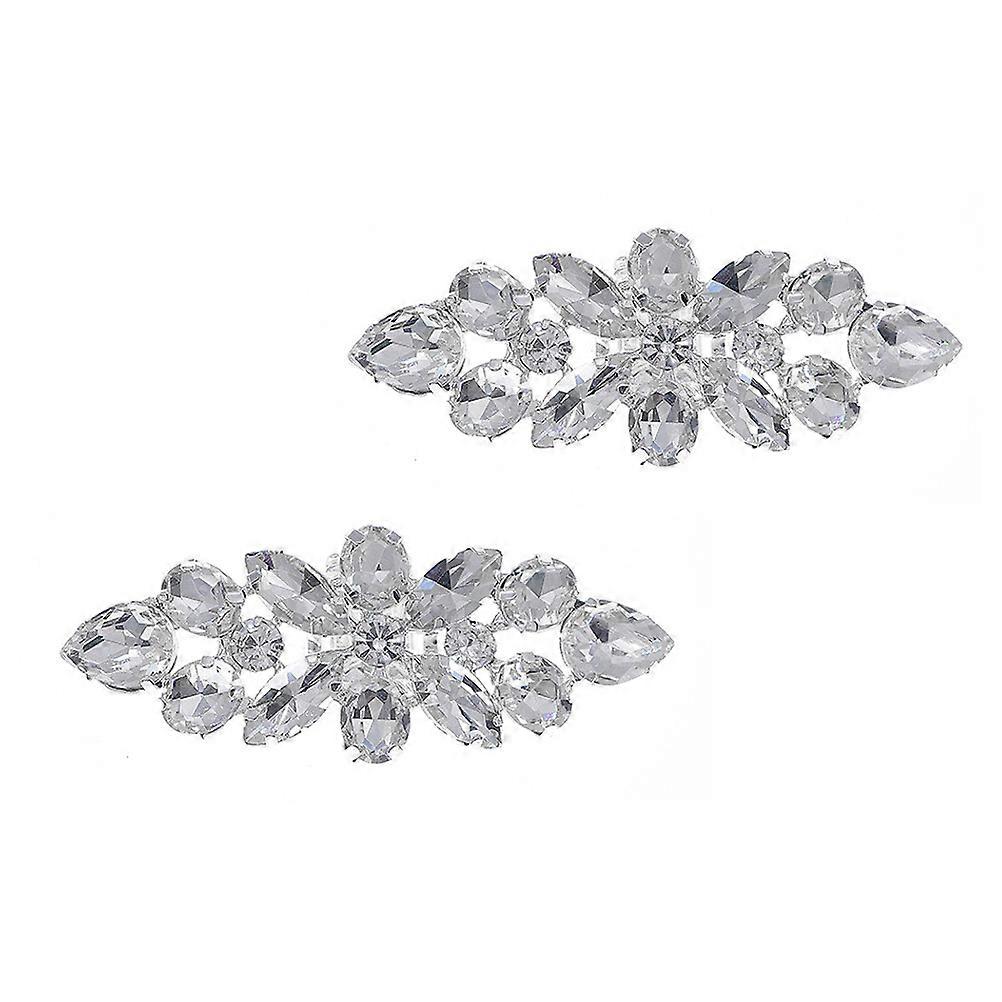 1 Pair Silver Shoe Buckles for High Heel Decor Accessories