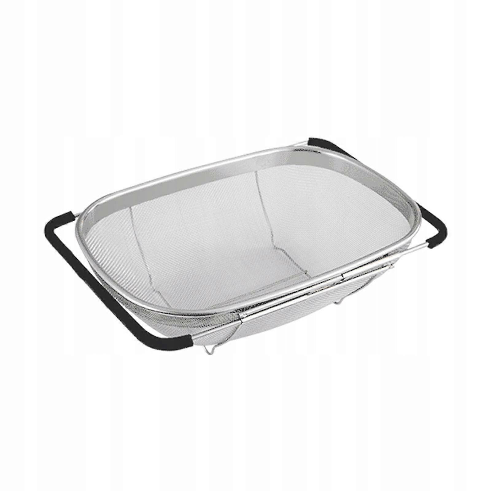 Sink Draining Basket Over The Sink Colander Retractable Sink 24x34x11cm