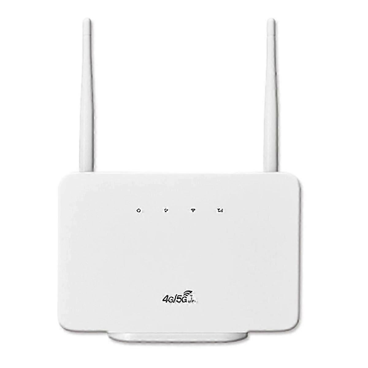 4G Wireless Router 300Mbps 4G LTE CPE Router Modem Externe Antenne mit SIM-Kartensteckplatz Internetverbindung EU-Stecker