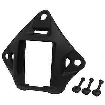 Tactics Helmet NVG Mount Shroud with 3-Hole, Aluminum Alloy Sports Camera Holder Base for Marine Helmets Fast Helmet  Mud Color