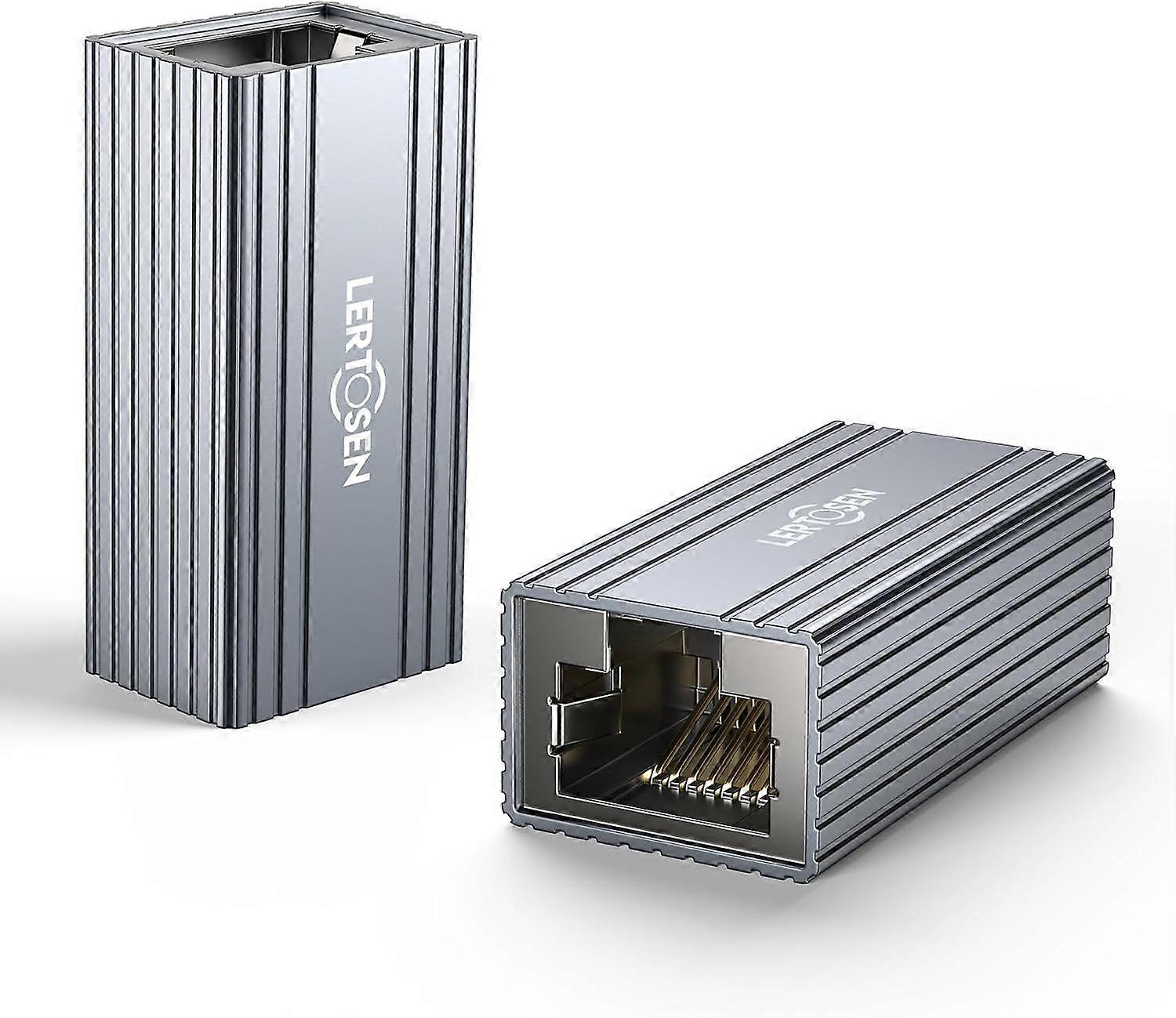 2025 Latest Model  Ethernet Extender 10Gbps, 2 Pack Ethernet Coupler Ethernet