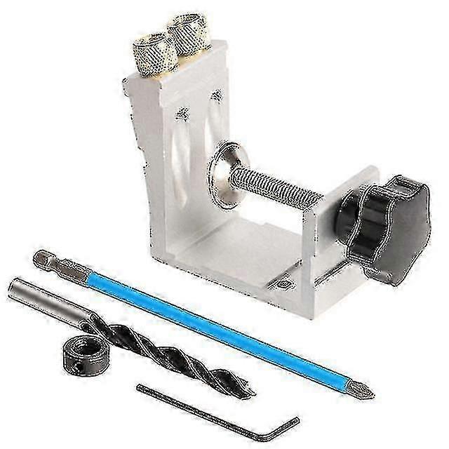 15 De Pocket Dowel Jig Ing Kit -funct Oblique Hole Locator Guide Puncher Carpentry Tool