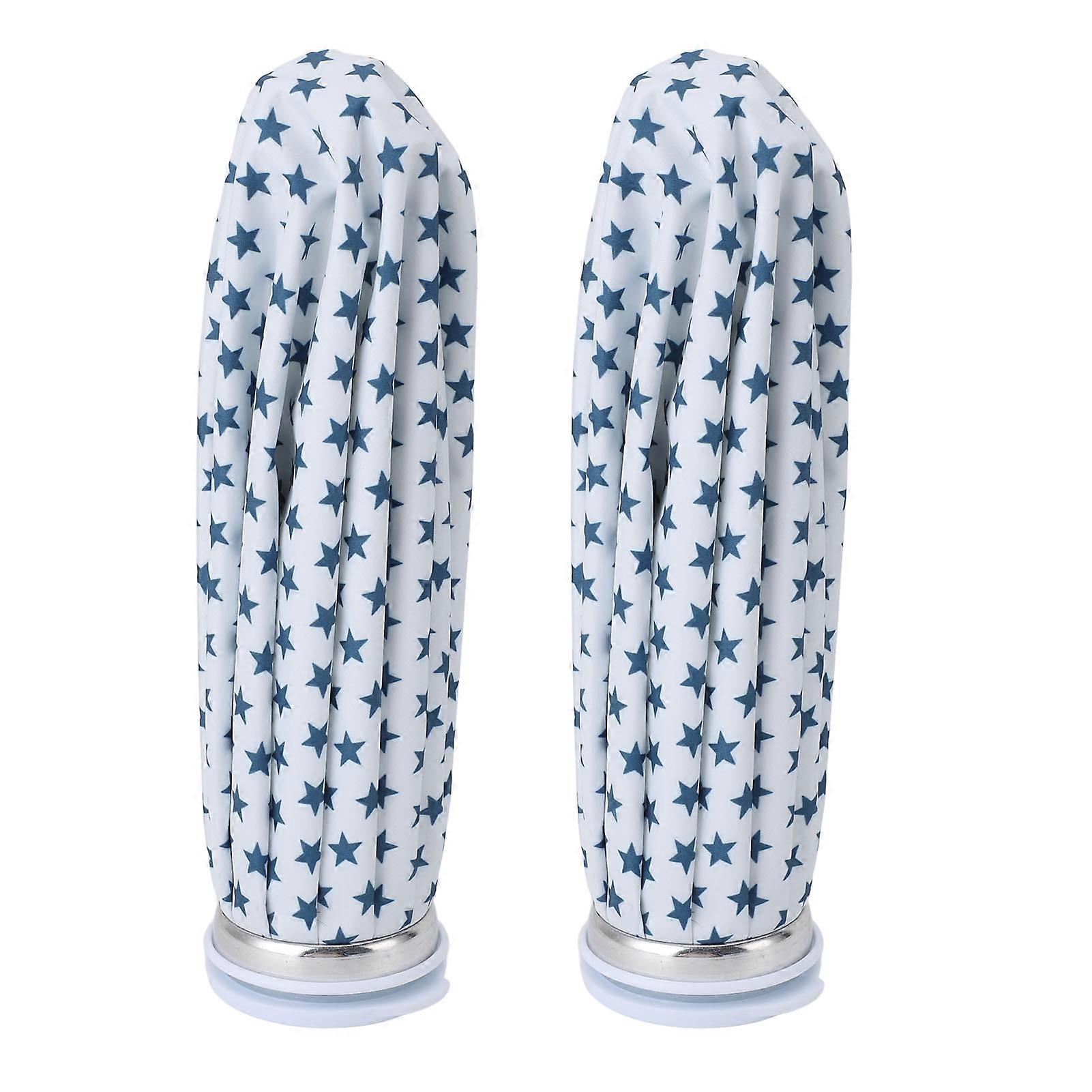 2pcs Reusable Cloth Ice Bag Prevent Leakage Refillable Soft Large Cloth Ice Bag for Swelling Headache Bruises