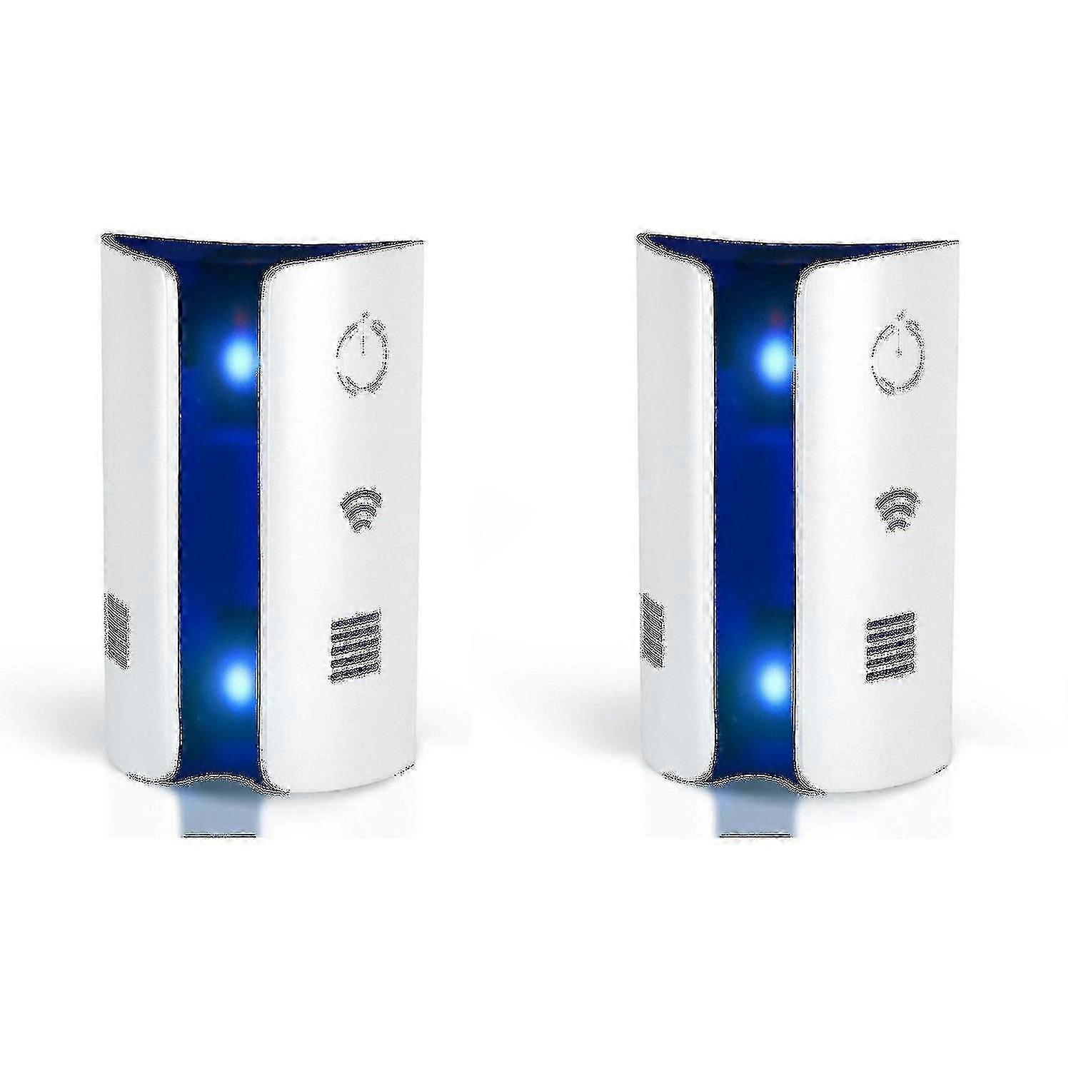 2x Ultrasonic Electromagnetic Pest Repellent Control(us/uk/eu Plug)