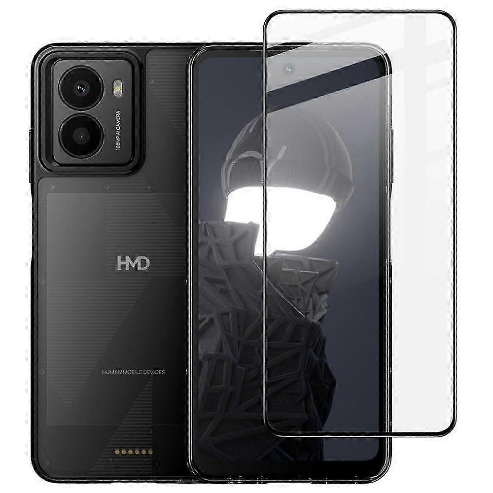 Tempered Glass Full Screen Protector Sensitive Touch Film for HMD Fusion 5G, Compatible with Pro+ Series