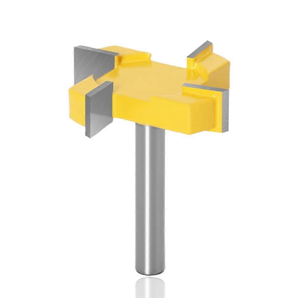 8mm Shank Spoilboard Surfacing Router Bit, 4 Flute Face Mill