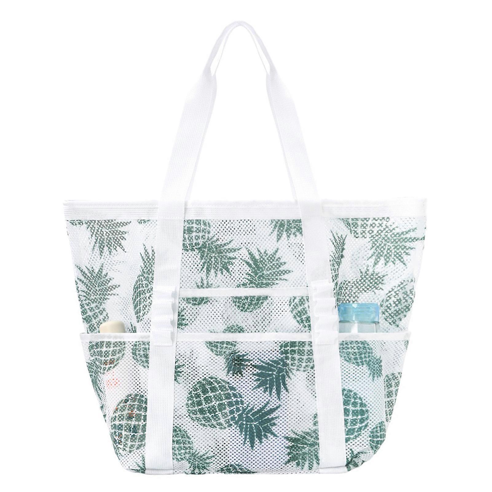 Mesh Beach Bags Portable Toy Tote Bag for Swim Pool