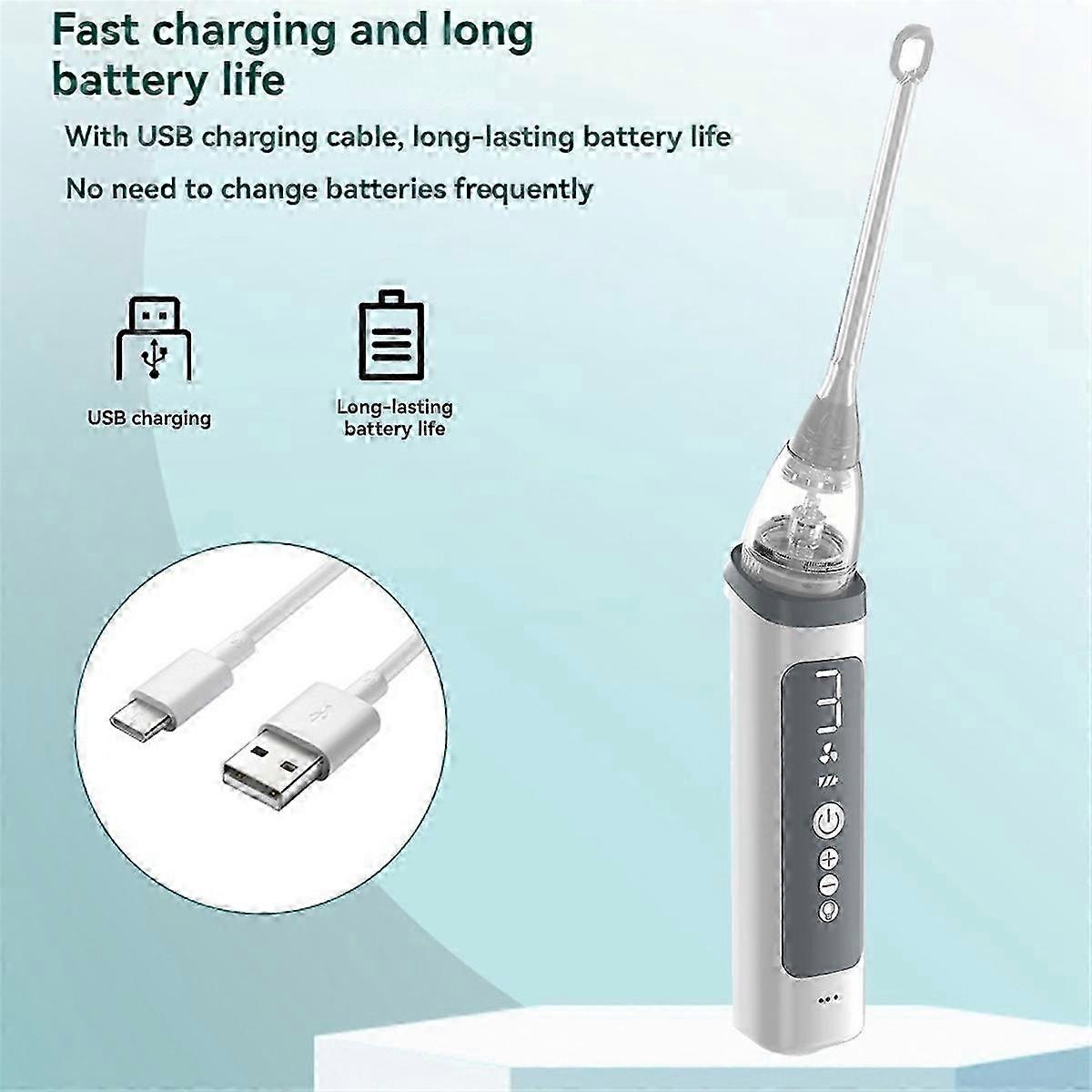 Tonsil Stone Removal Kit - Electric Tonsil Stone Remover & Vacuum Cleaner Tool