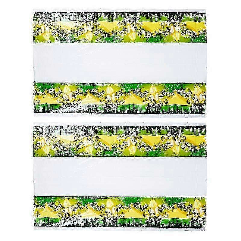 180X108cm Green Tablecloths 2pcs Creative Table Mats Portable Pe Table Mat Practical Eid Mubarak Tab
