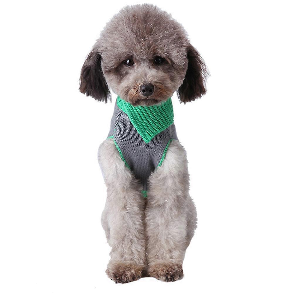 Knitted Sweater Multi with Christmas Charm for Pet Use Cold Weather Ready