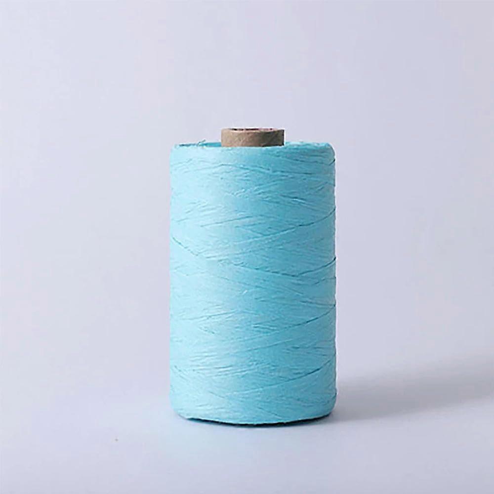 Natural Raffia Yarn 280m Roll, Hand Crocheted Straw Bag Threads for Knitting Straw Hats and Women's Bags
