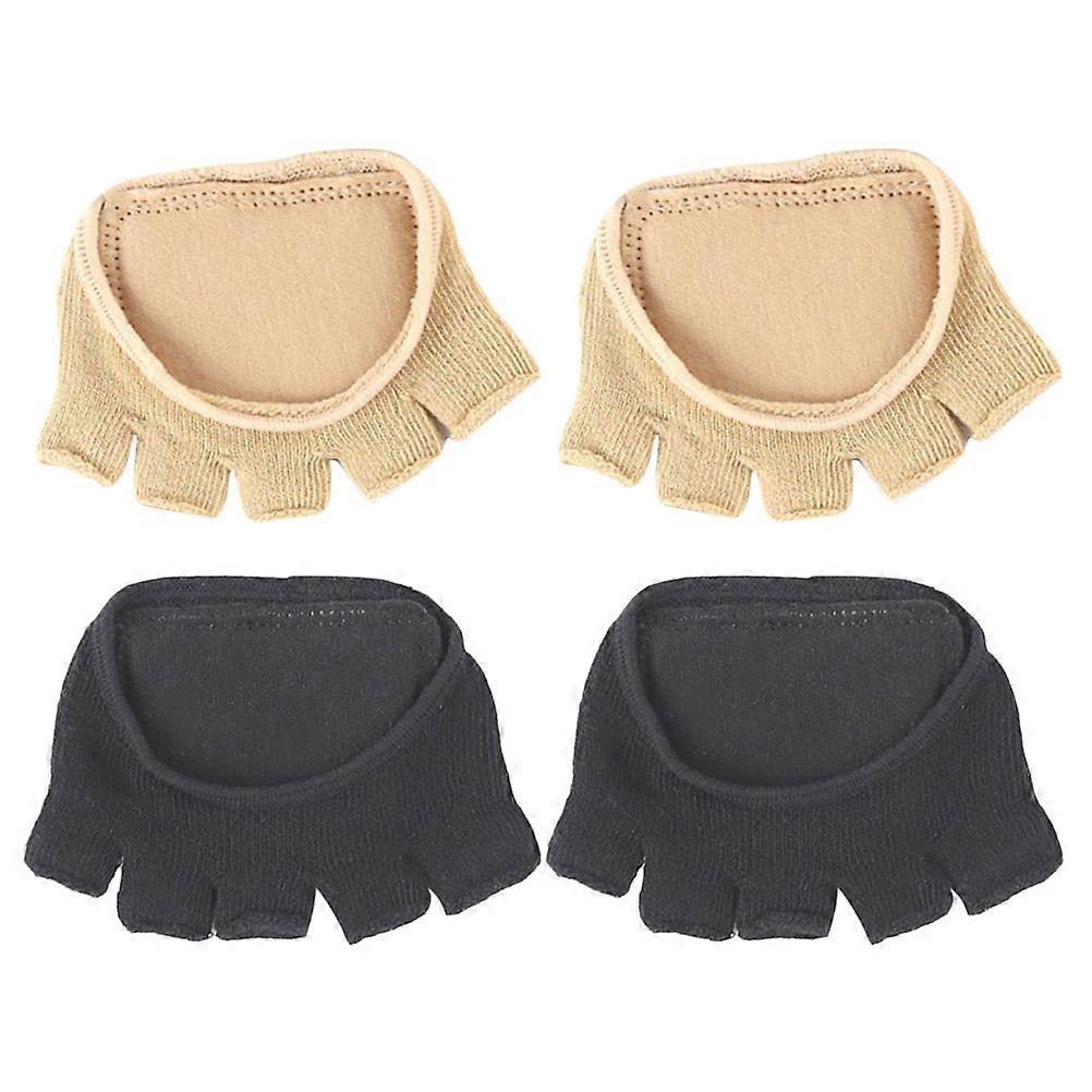 Individual Toe Socks Five Finger Socks Cotton Thin Design for Women Everyday Use 9x7.5cm Moisture Control 2 Pairs