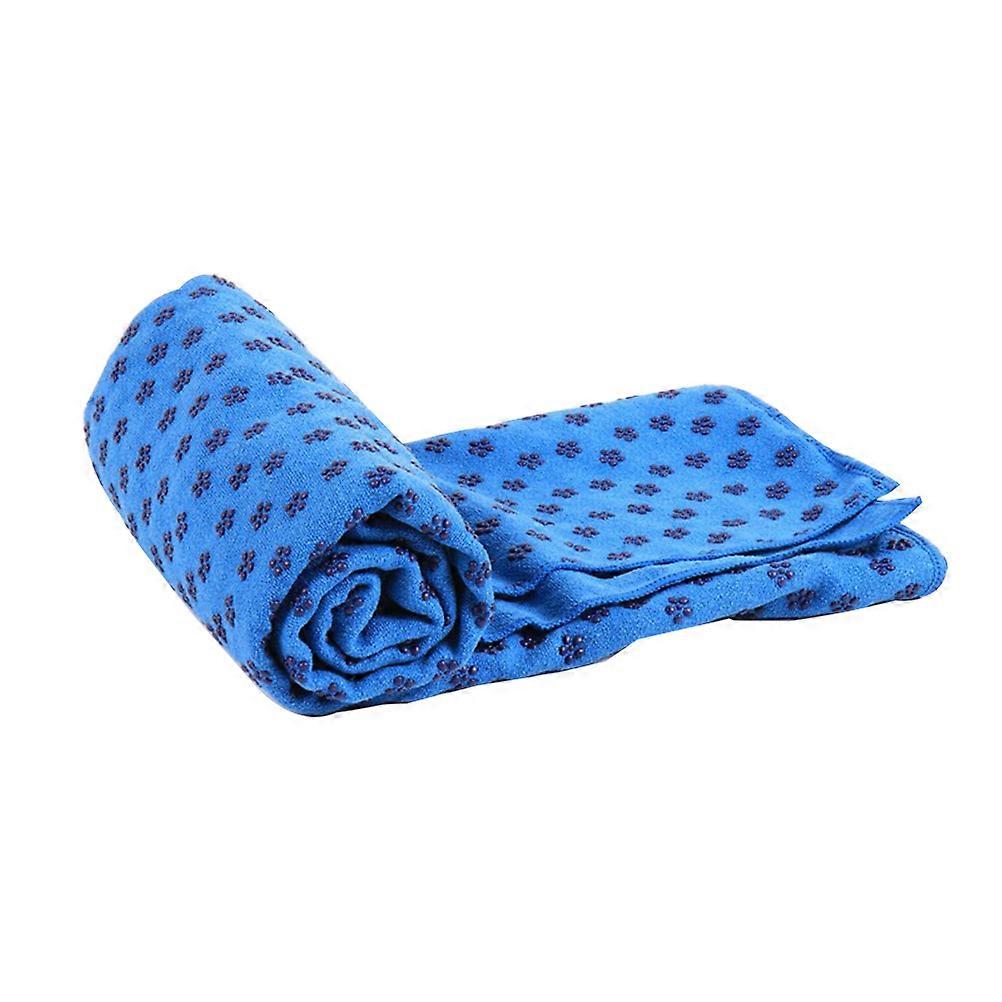 Work Out Towels Microfiber Yoga Mat Towel for Camping Gym Beach Travel Friendly Foldable Lightweight 1Pack