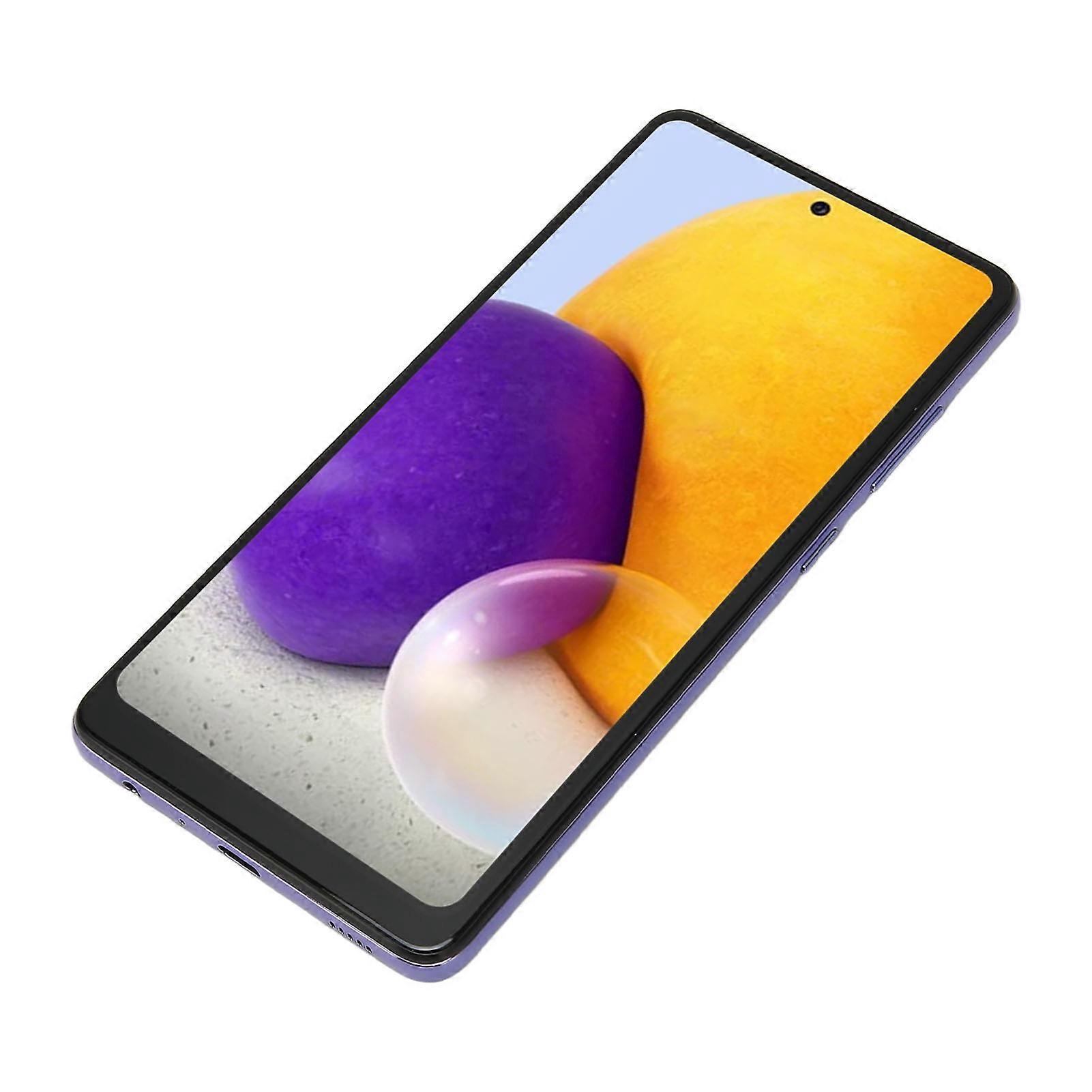 6.7in Organic LED Display Digitizer Screen Replacement with Fingerprint Sensor for Samsung Galaxy A72 5G 4G SM A725 SM A725M DS Purple