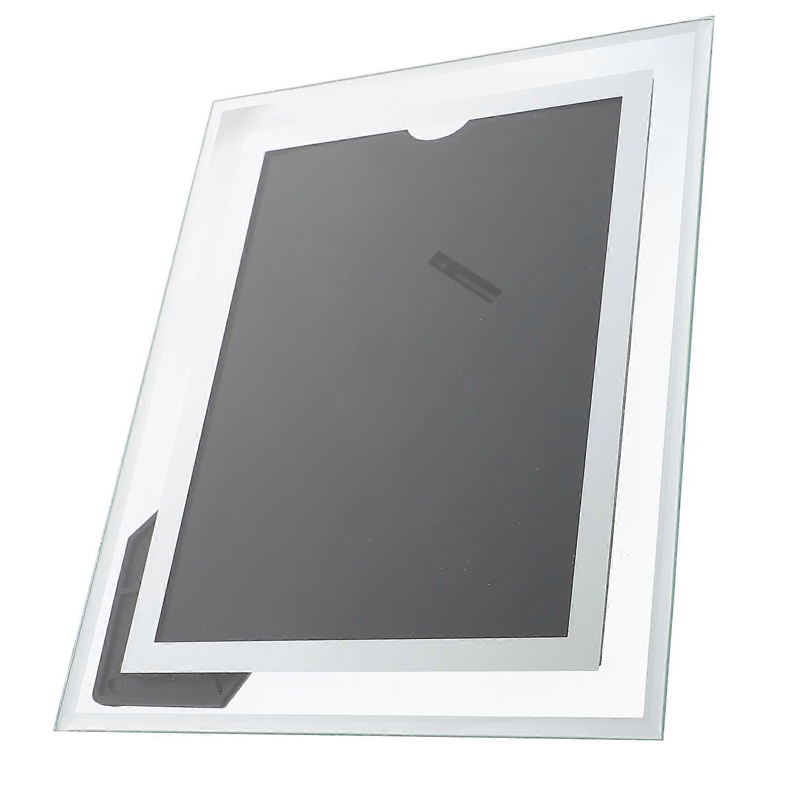 Unique Photo Frame Crystal Craft Picture Display Frame Home Decoration Transparent 20x15cm Square 1Pack