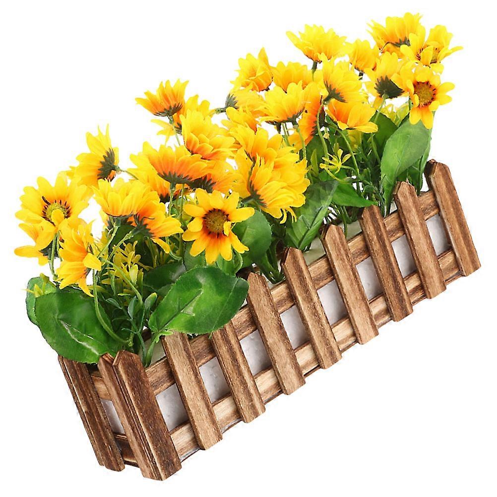 Spring Home Decoration Flowers Artificial Sunflower Multi Color 40X9CM Decorative Classroom Layout 1Set