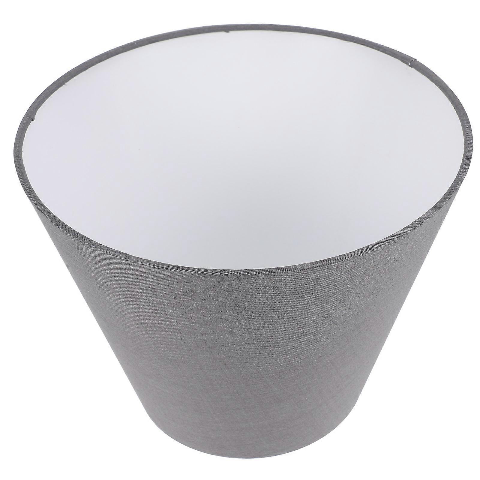 Cloth Lamp Shade Dark Grey 23x13x17cm Protect Simple Style 1Pack