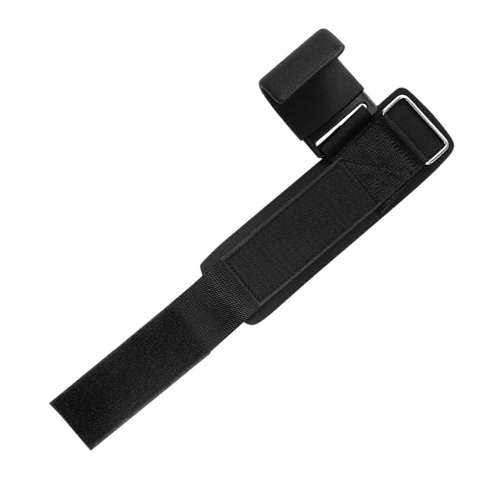 Fitness Weight Lifting Hooks, Heavy Duty Black Gym Lifting Wrist Support Straps, Metal Exercise Hooks for Strength Training