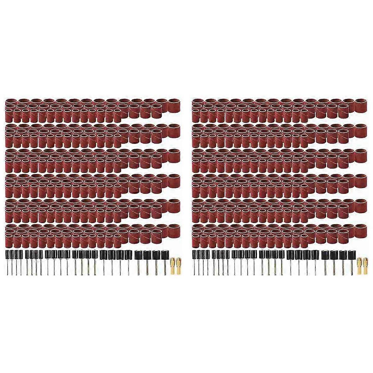 458Pcs Sanding Drums Kit Grinding Tool for Drum Polishing Machine