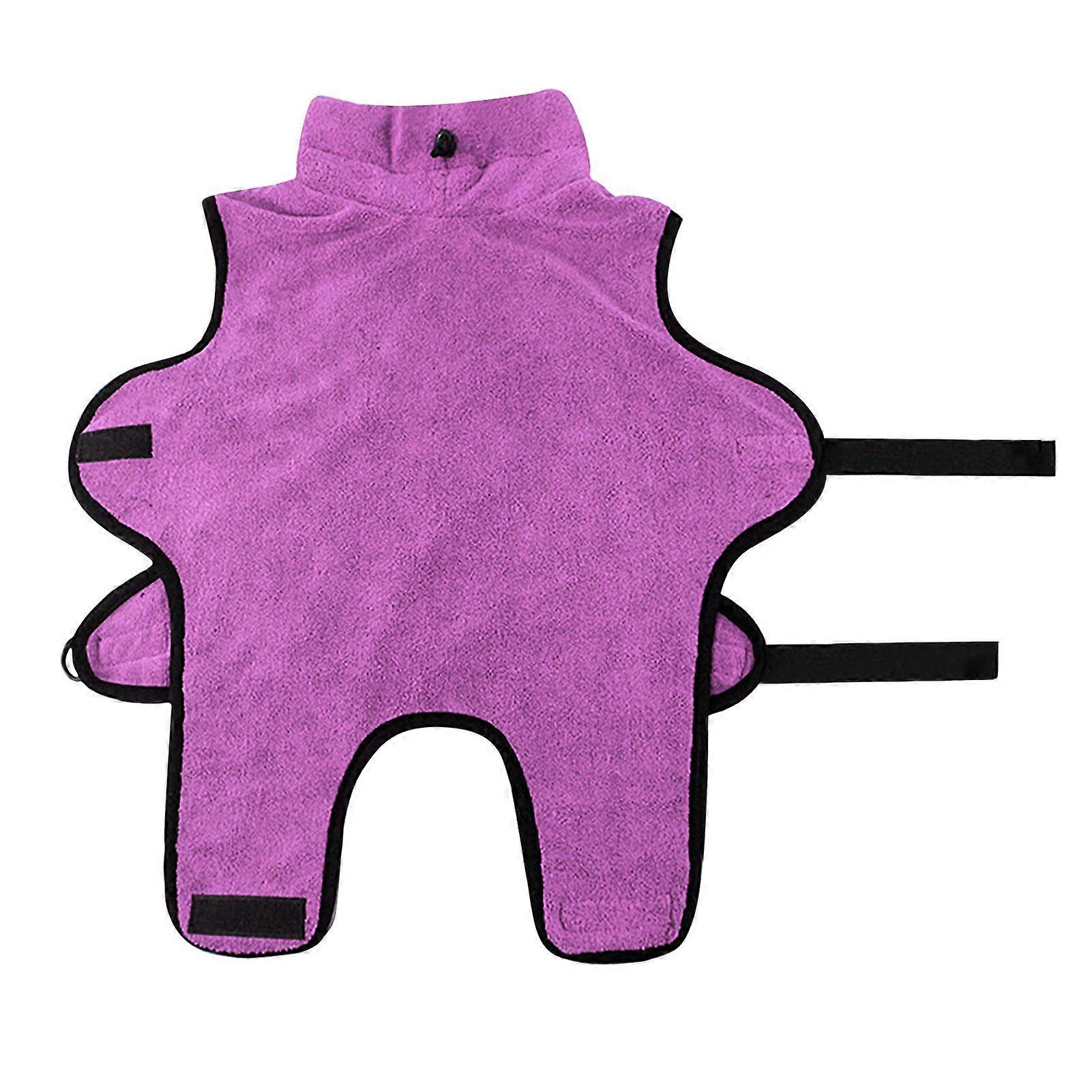 منشفة رداء حمام منشفة رداء حمام للحيوانات الأليفة بيجامة بيجامة معطف تجفيف القطط ستوكات سريع التجفيف فائق الامتصاص XS الحجم