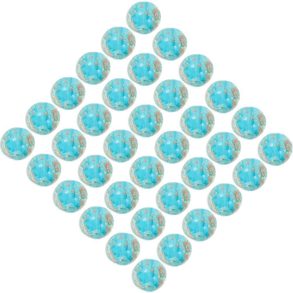 Glow In Dark Diy Beads Round Jewelry Making Beads For Hair Accessory Making 0.8X0.8X0.8CM Glass 50Pcs