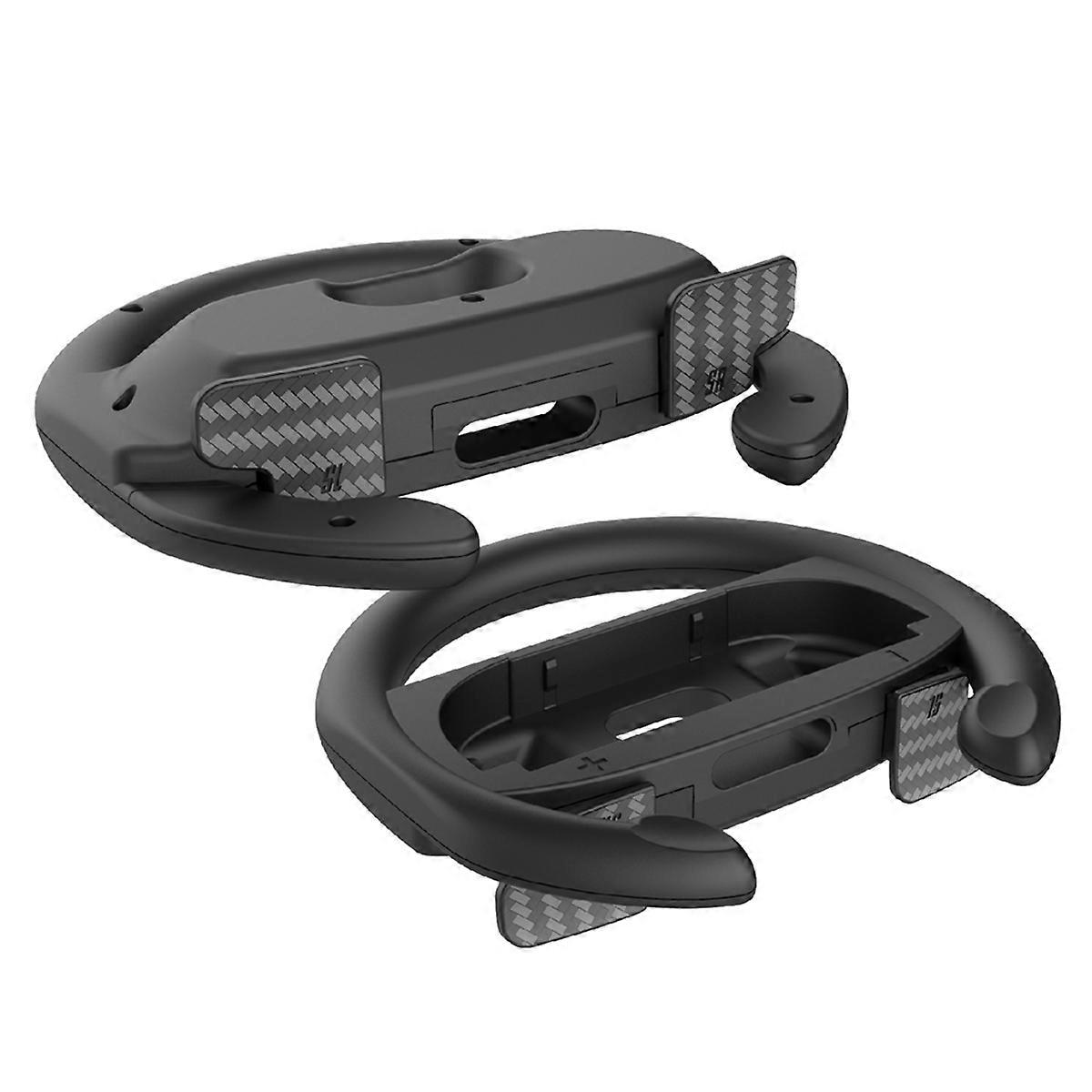 2PCS Racing Steering Wheels Switch 2 Controller Game Grip Handle Racing Game Wheel A