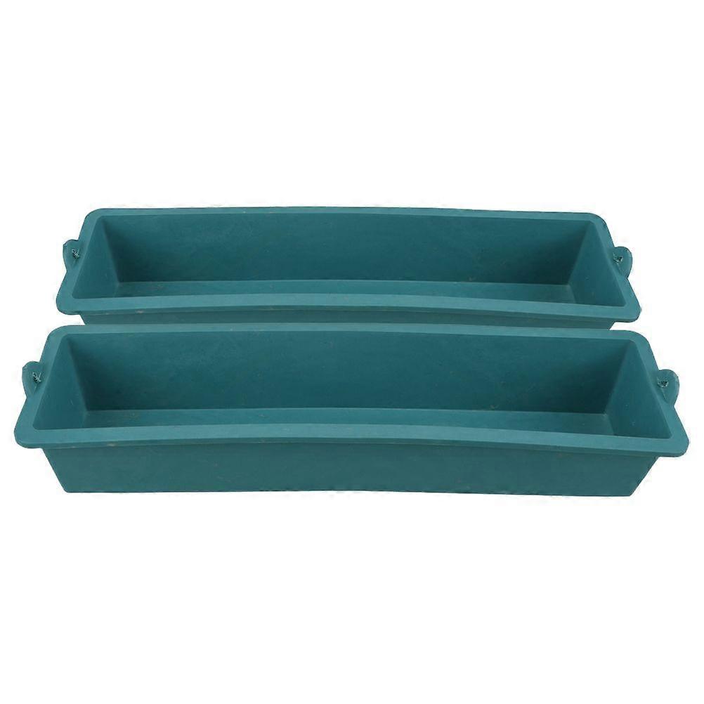 2pcs Zuchttrog Futtertopf Kunststoff Haustier Feeder Hühner Feeder Sittich Käfig Feeder Vogelfutter Feeder für Hühner Vieh