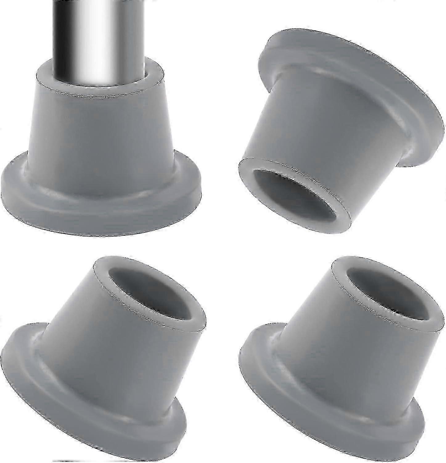 Heavy Duty Replacement Rubber Leg Caps for Shower Chairs, Bath Seats, and Similar Products - 4 Pack of Tips for Stability and Safety