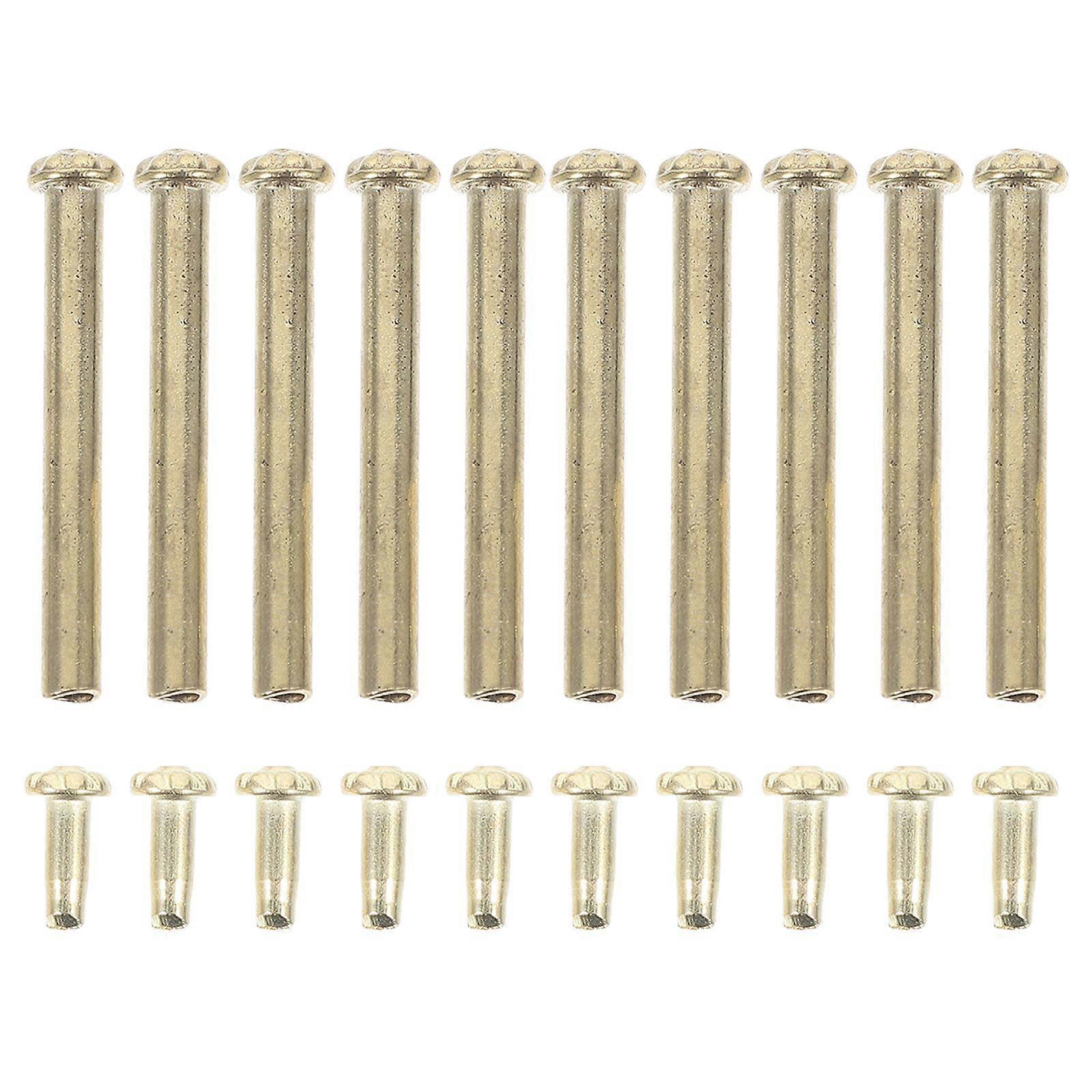 10 مجموعات معدنية مروحة مسمار مع حلقة مروحة مسمار قابلة للطي مروحة الملحقات مروحة رمح رمح