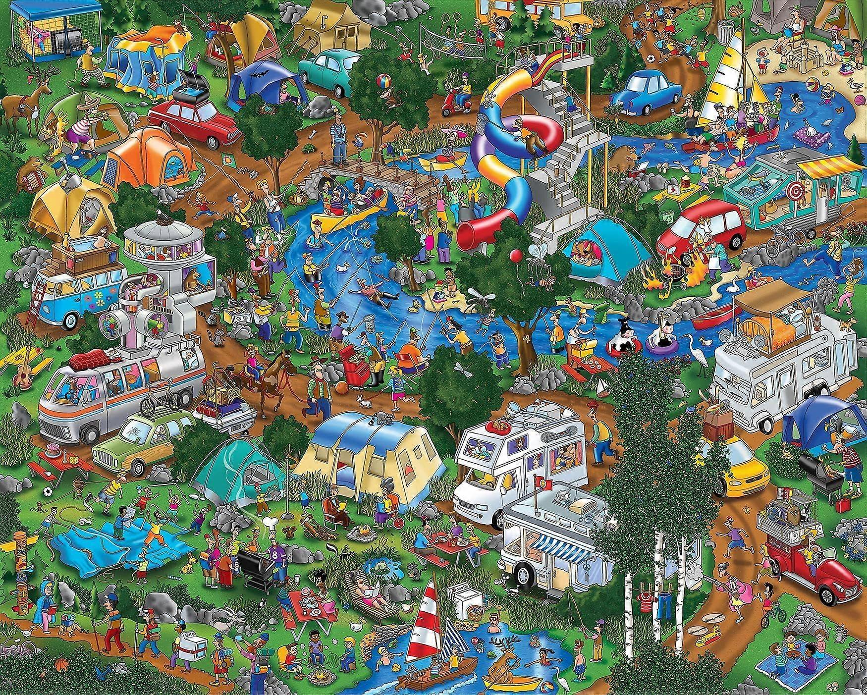 1000 dílná skládačka Camping World