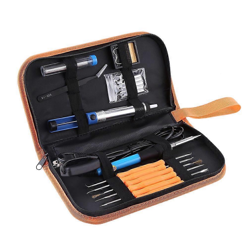 9in1 Portable Adjustable Temperature 60W Electric Welding & Soldering Iron Tools Kit