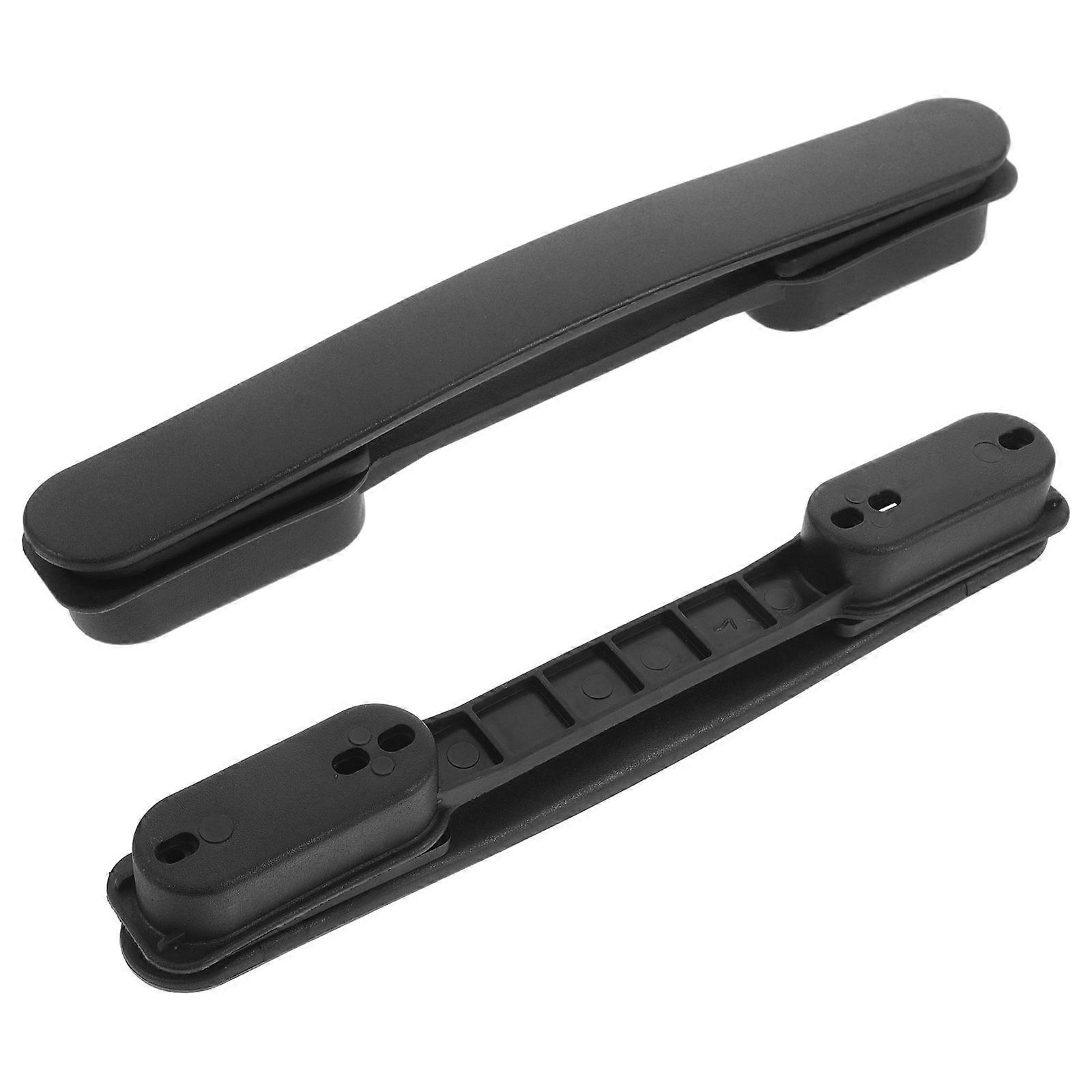 2pcs poignées de bagages en plastique élégantes poignée ergonomique pour un transport confortable, pièces de rechange polyvalentes pour la réparation des bagages de voyage