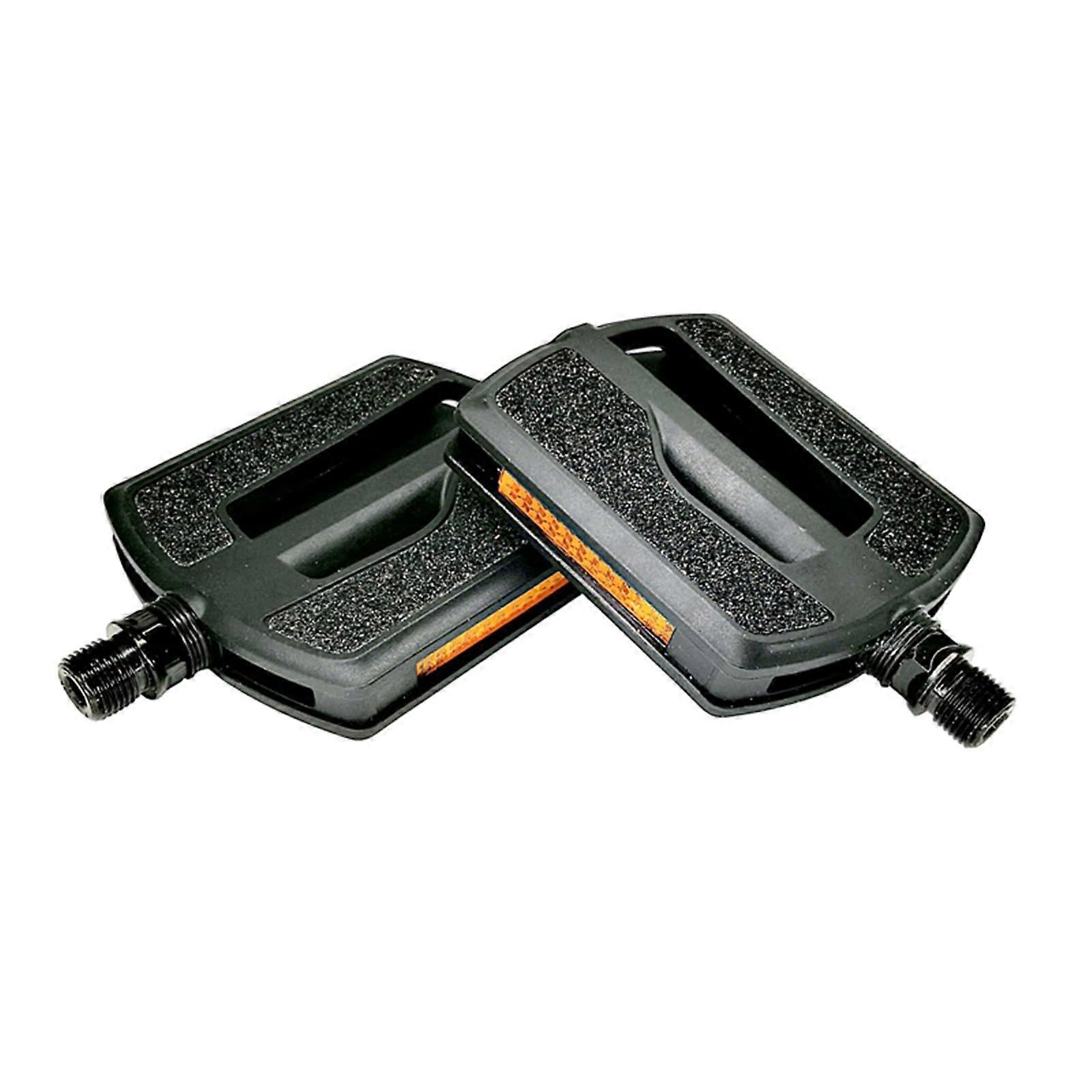 Lightweight Bicycle Platform Pedals, Non-Slip Sandpaper Surface, Compatible with Mountain and Road Bikes, Durable Design