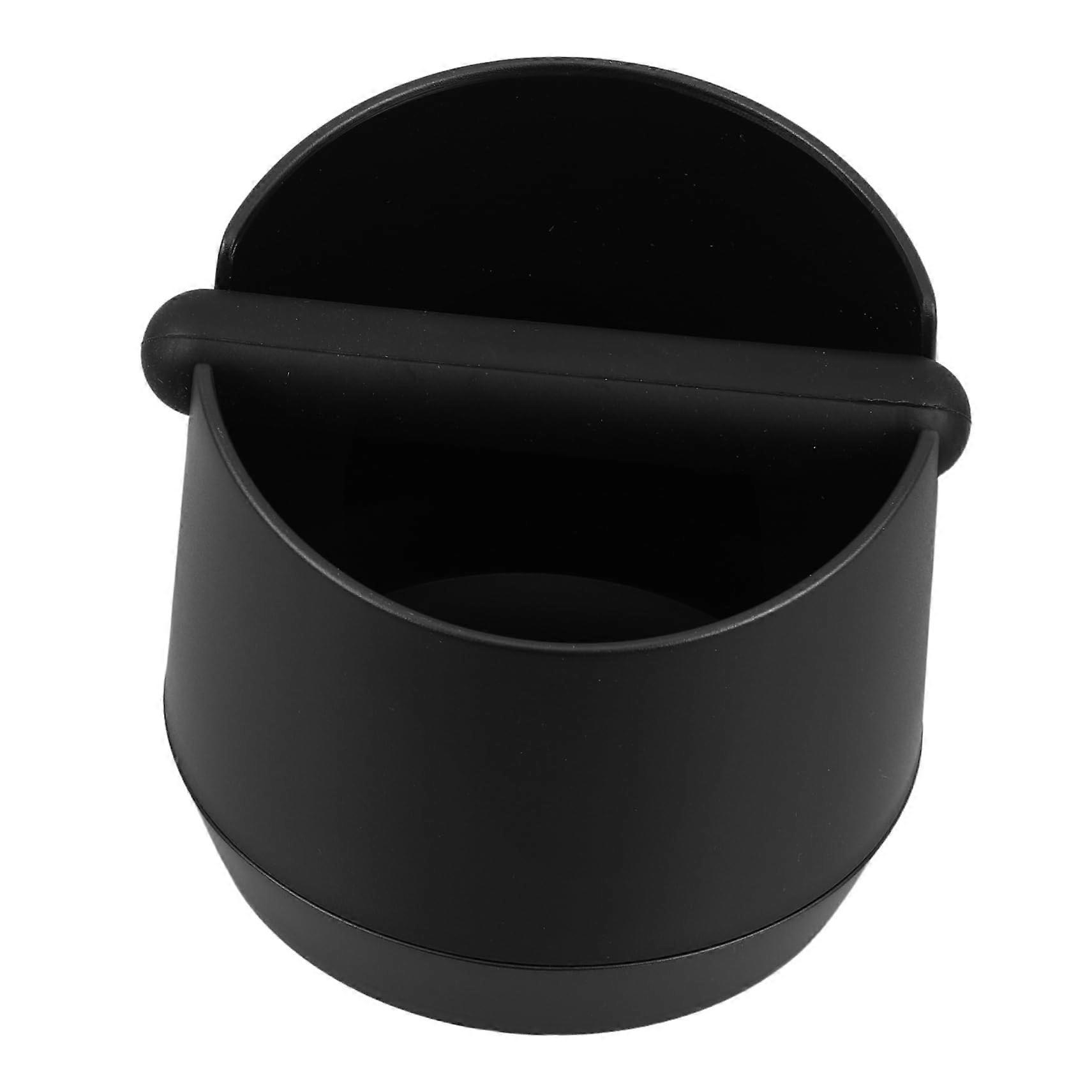 Box Coffee Bucket Coffee Container Waste Container For Coffee Grounds Collector Espresso Machines Knock Box Black ABS