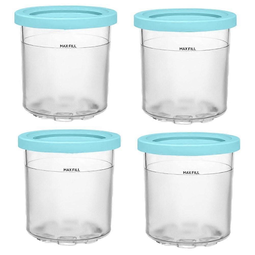 Ice Cream Bucket with Lid for NC301 NC300 NC299AMZ Creami Ice Cream Maker - 64 Oz Storage Container, Durable Plastic