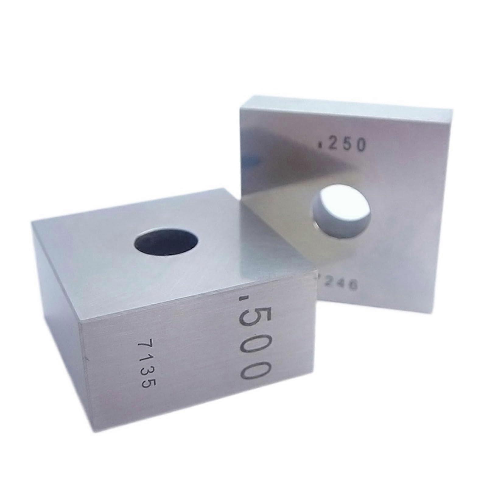Precision Measuring Tool, 1-Inch Steel Block, Square Measurement Gauge, Single Block, Accurate Measurement Standard
