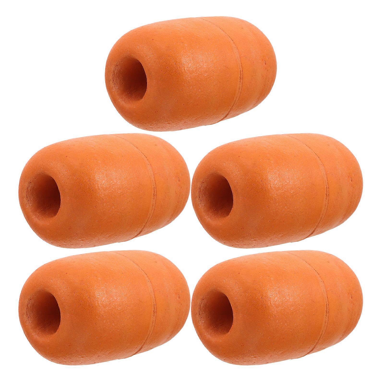 5pcs UV Resistant Foam Fishing Net Floats, High Buoyancy Rod Floats for Aquaculture, Easy Installation Floating Strike Indicators Rope Accessories
