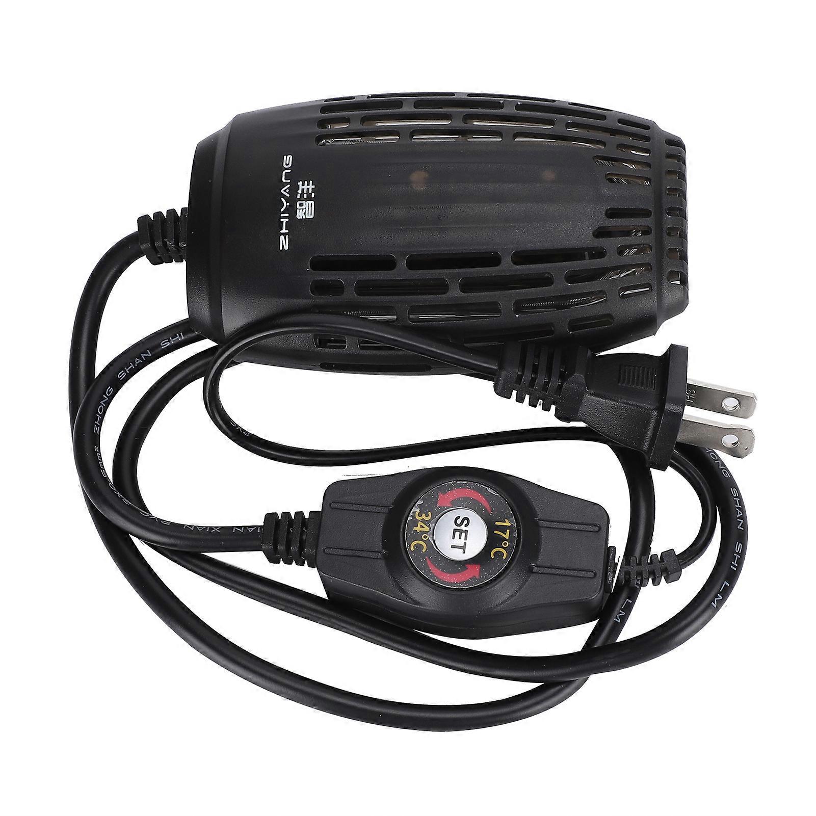 Mini Fish Tank Heater Temperature Controller Aquarium Intelligent Thermostat US Plug 110V75W