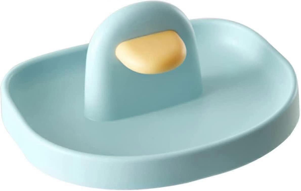 Decorative Shelf Holder Spoon Organizer Kitchen Pot Lid Stand - Sky Blue Tablet Stand