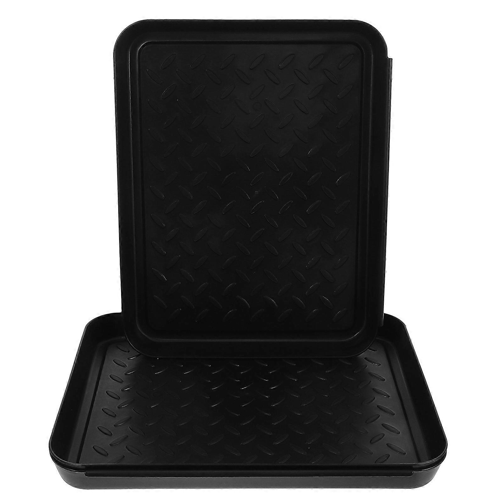 Shoes Boot Tray for Protection 3Pcs Plastic Sundries Storage Plate