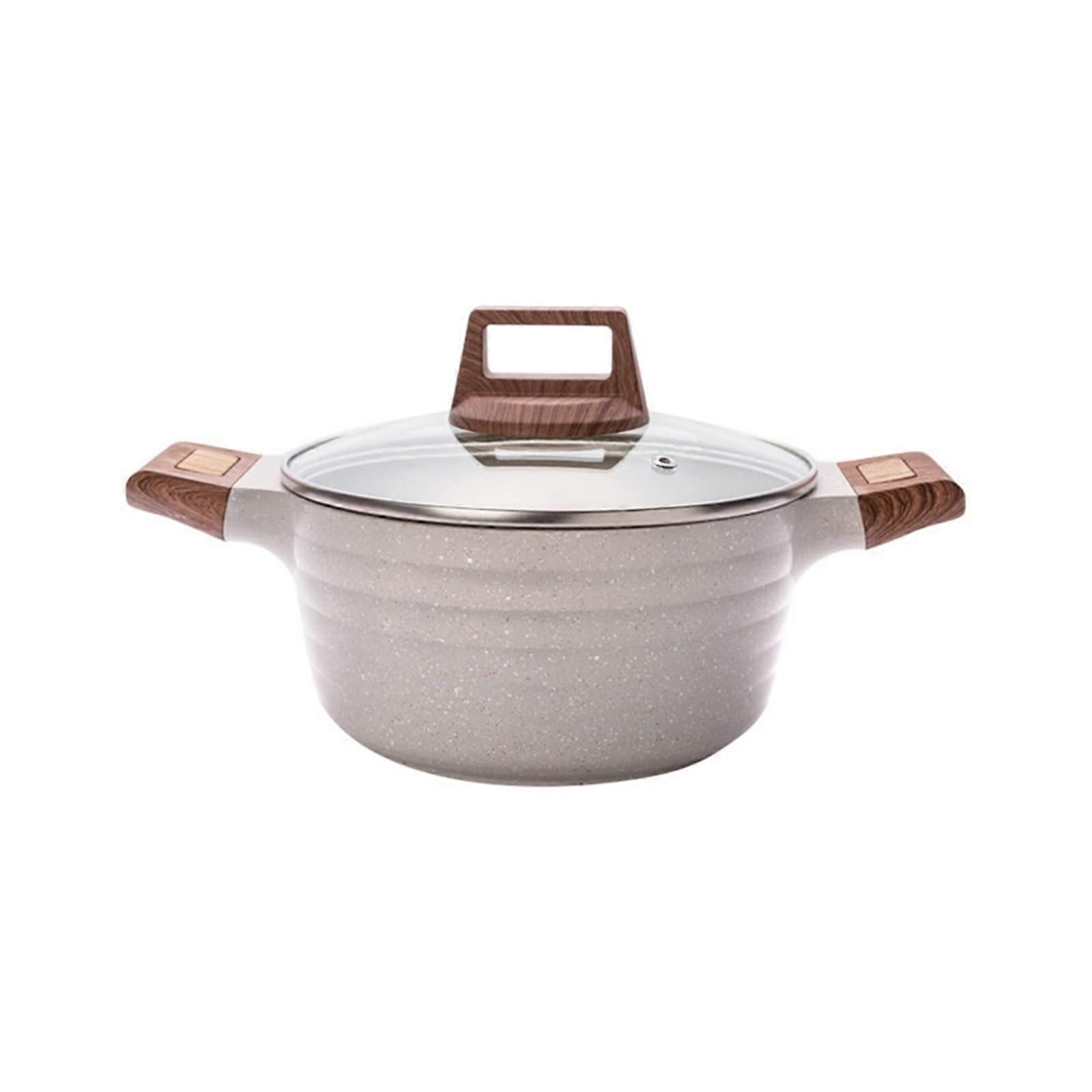 Soup Pot With Nonstick Coating, Double-Handle Stew Pot, Kitchen Cookware Set