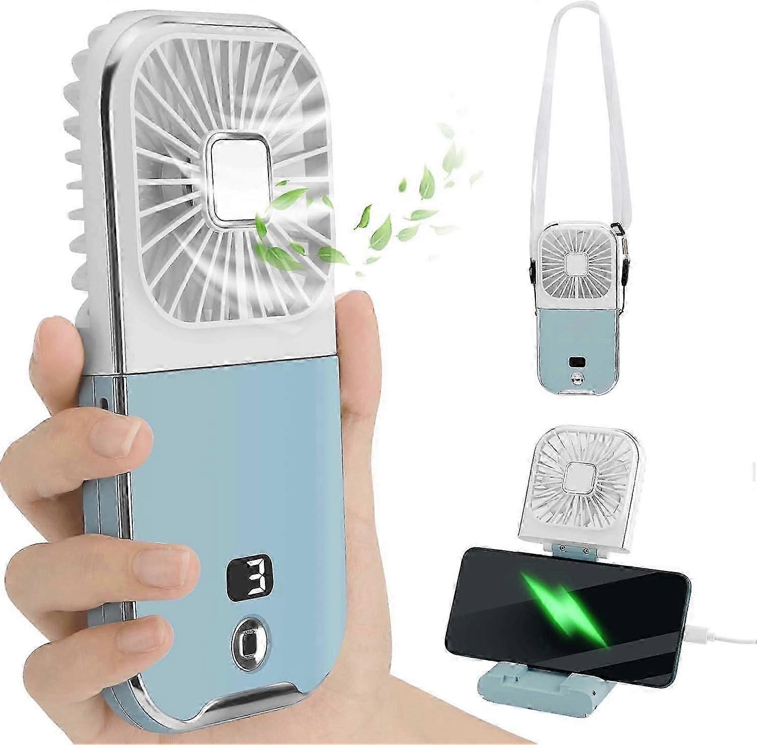 Portable Fan, Portable Mini Fan, Handheld Fan, Small Personal Fan, Quiet USB Fan
