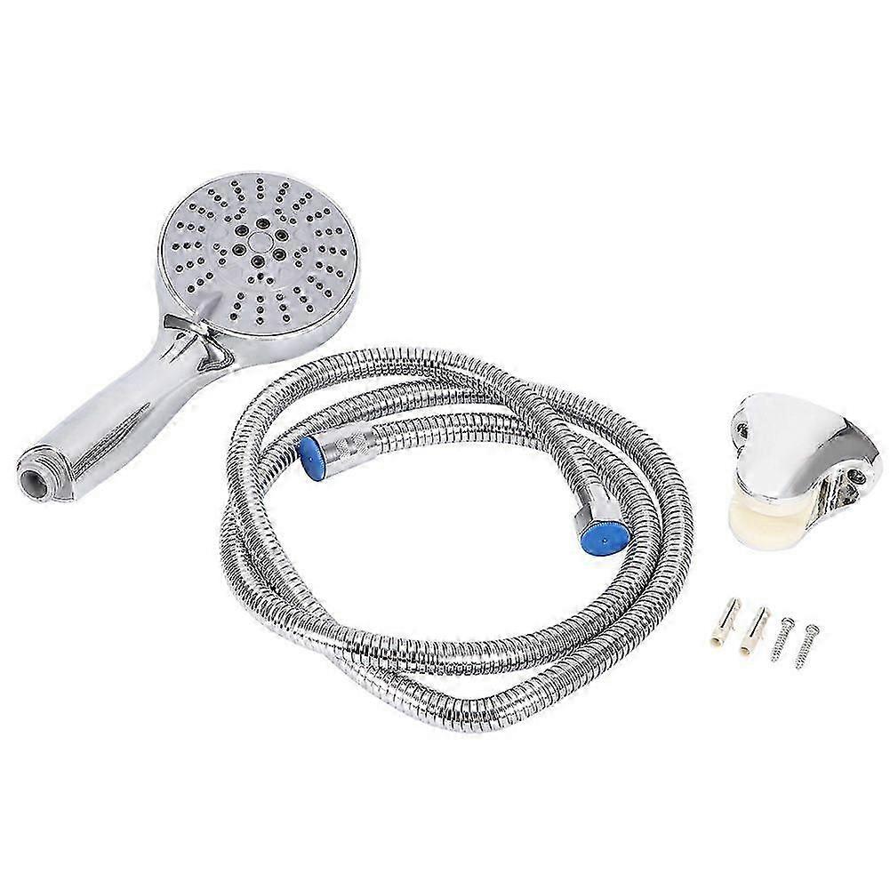 3-Piece Shower Set with Head, Hose, and Bracket for Modern Bathrooms